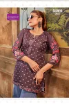 Saumya By Rangmaya Bombay Fabric Wholesale Tunic Ladies Top In India
